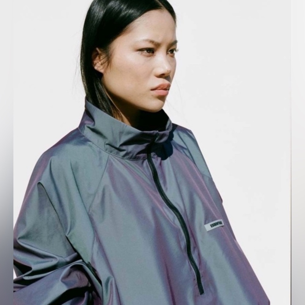 Authentic Essentials Iridescent Half Zip Jacket - Picture 3 of 8